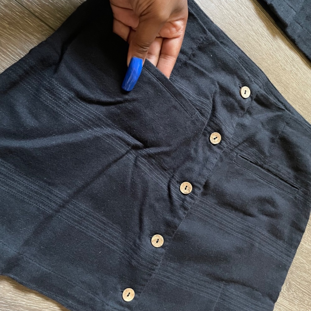 NWT Cotton Linen Free People Skirt Set - Picture 3 of 4